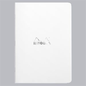 Rhodia White Staplebound Notebook