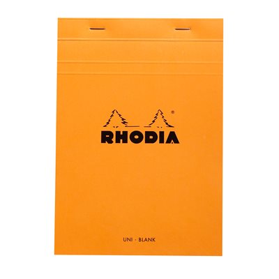 RHODIA PAD #16 BLANK 5.75x8.25 ORANGE