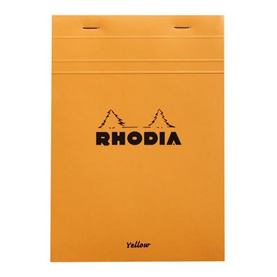 RHODIA YELLOW PAD 5 / 5 6.5x8.25 ORANGE