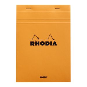 RHODIA YELLOW PAD 5 / 5 6.5x8.25 ORANGE
