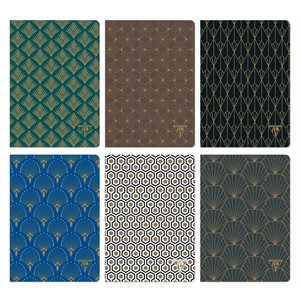 NEO DECO LINED NOTEBOOKS 6 ASS. PATTERNS 48s 90g. 3.5x5.5