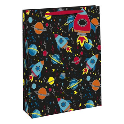 #Spaceman, large bag 26,5x14x33 cm