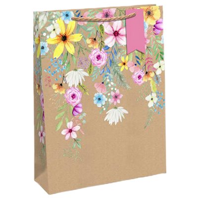 #Summer Floral, large bag 26,5x14x33 cm