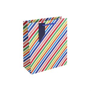 #Coloured stripes Medium bag 21,5x10,2x25,3