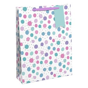 #Pastel spots, large bag 26,5x14x33 cm