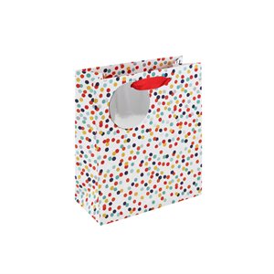 Multi dots medium bag 21, 5x10, 2x25, 3cm