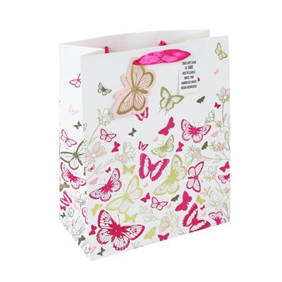 #Sac large Papillons 26,5x14x33cm