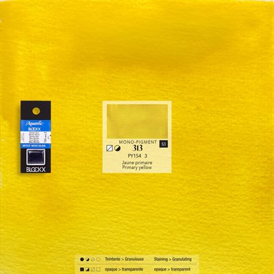 Watercolour Primary yellow - half pan
