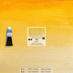 Watercolour Cadmium yellow orange - 15ml tube