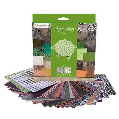 Assorted Origami Paper Zoo