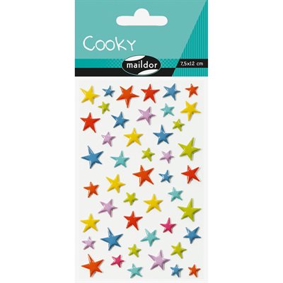 Autocollants Cooky étoiles
