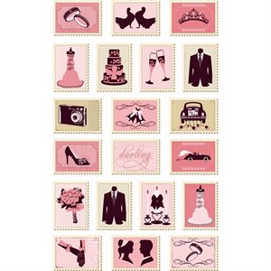 Cooky Stickers Wedding Stamps