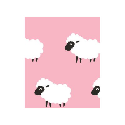 Excellia 80g, rl Sheeps pink background 2x0,70m