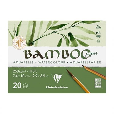 Glued pad 20sh Bamboo 250g 7,4x10cm A7 L