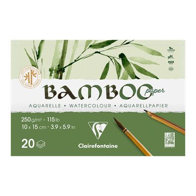 Glued pad 20 sheets Bamboo 250g 10x15cm L