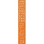 6 Assorted Stencils Alphabet
