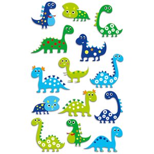 Autocollants Cooky dinosaures
