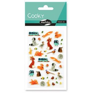 COOKY STICKERS ''ANIMALS OF THE FORET''
