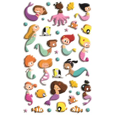 COOKY STICKERS MERMAIDS