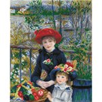 Two Sisters on the Terrace (Renoir) 60x50