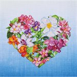 Flower Heart 44.5x44.5