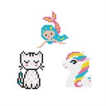 Dotzies Stickets Unicorn, Kitten, Mermaid 18x10