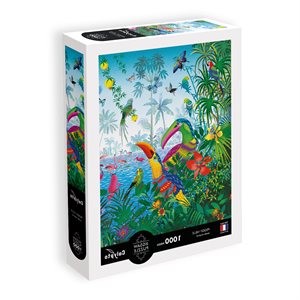 Puzzles 1000 pièces 685X480mm ILLUSTRATION - Jardin Tropical