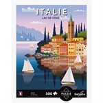 Puzzles 500 pièces 480X330mm Italie, Lac de Côme