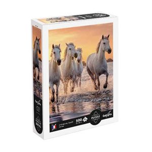 Puzzles 500 pieces XL 685X480mm Galloping horses