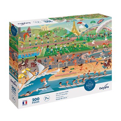 Puzzles 200 pieces 480X330mm Summer Sports