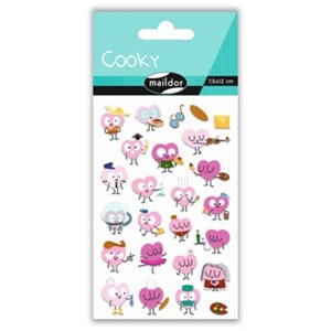 COOKY STICKERS ''BUSINESS HEARTS''